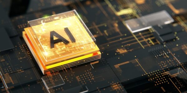 Artificial Intelligence, AI Learning, Machine learning, Internet technology networking concept stock photo.